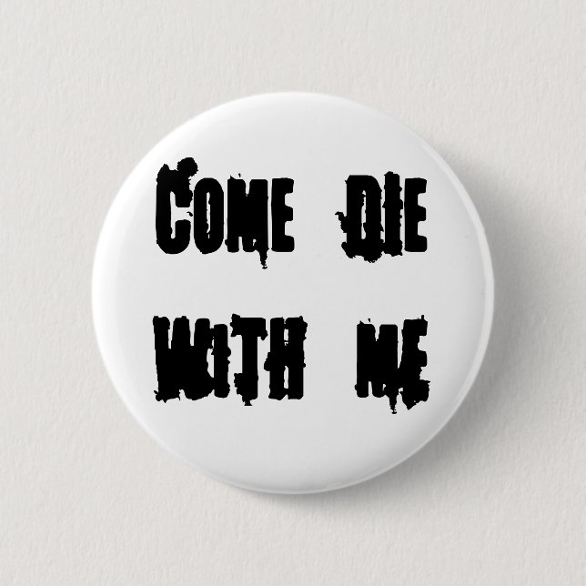 Badge Rond 5 Cm Bouton de Penstained (Devant)