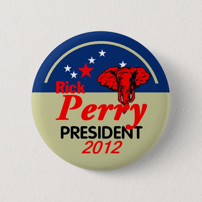 Badge Rond 5 Cm Bouton de Perry 2012 (Devant)