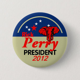 Badge Rond 5 Cm Bouton de Perry 2012