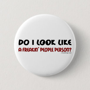 Badge Rond 5 Cm Bouton de personne de personnes
