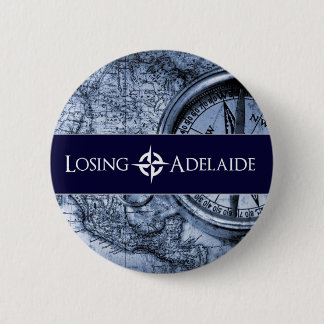 Badge Rond 5 Cm Bouton de perte de bleu d'Adelaïde