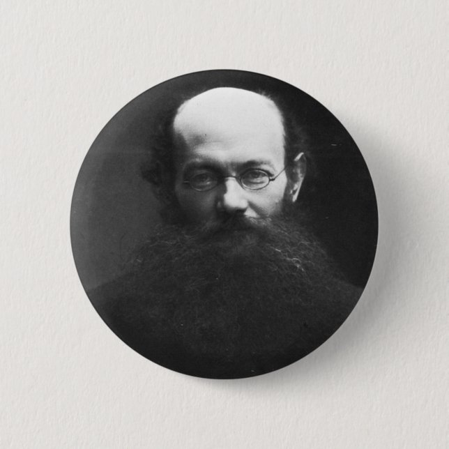 Badge Rond 5 Cm Bouton de Peter Kropotkin (Devant)