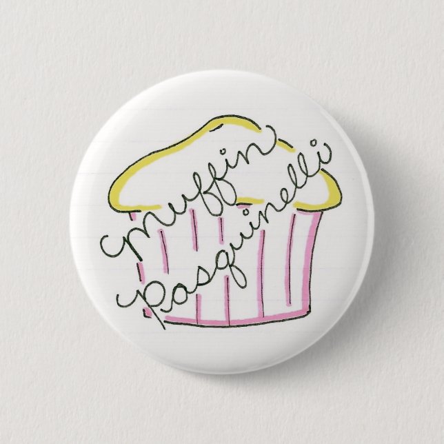 Badge Rond 5 Cm Bouton de petit pain (Devant)