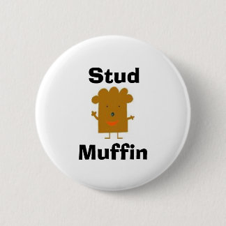 Badge Rond 5 Cm Bouton de petit pain de goujon