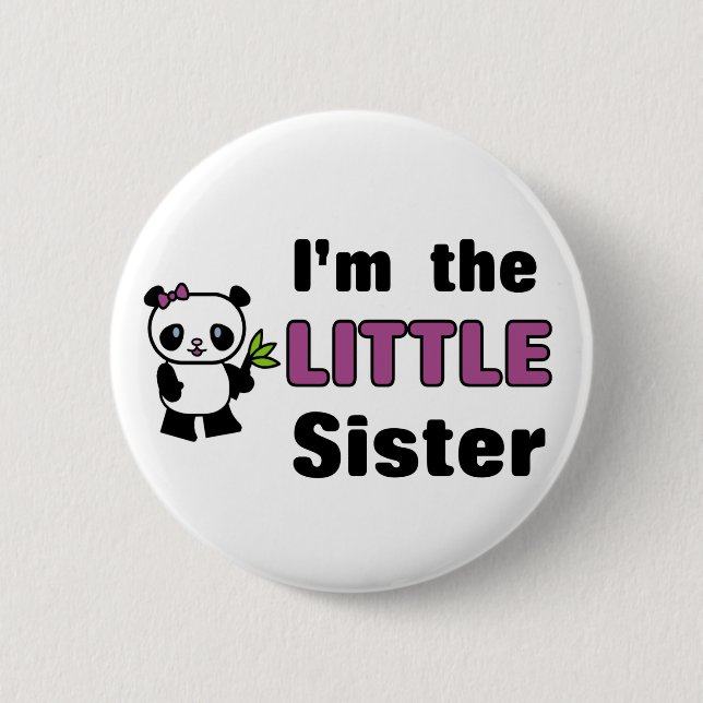 Badge Rond 5 Cm Bouton de petite soeur (Devant)