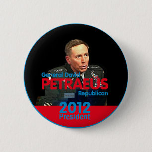 Badge Rond 5 Cm Bouton de PETRAEUS 2012
