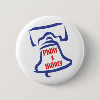 Badge Rond 5 Cm Bouton de Philly 4 Hillary