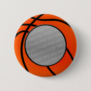 Badge Rond 5 Cm bouton de photo de basket-ball