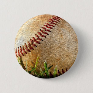Badge Rond 5 Cm Bouton de Pinback de base-ball