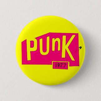 Badge Rond 5 Cm Bouton de Pinback du "punk 1977"