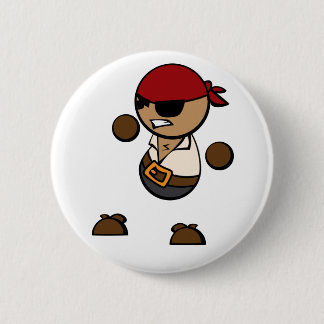 Badge Rond 5 Cm Bouton de pirate