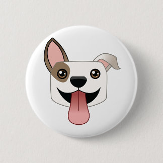 Badge Rond 5 Cm Bouton de pitbull