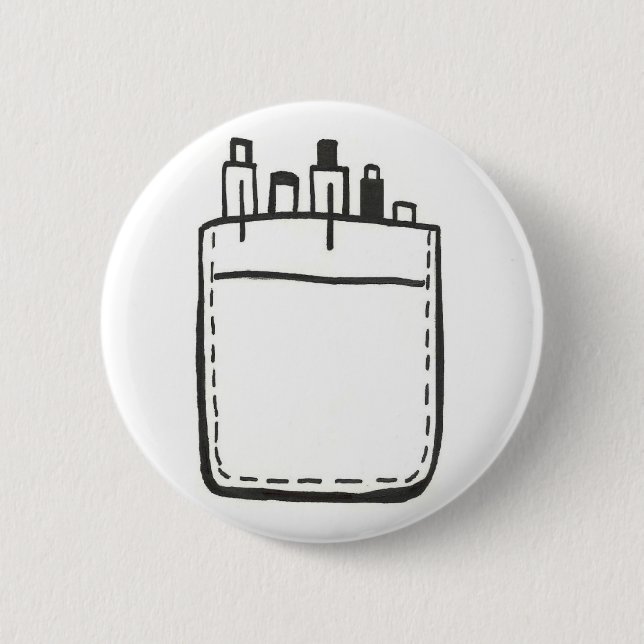 Badge Rond 5 Cm Bouton de poche de chemise (Devant)
