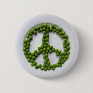 Badge Rond 5 Cm Bouton de pois de paix