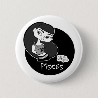 Badge Rond 5 Cm Bouton de Poissons