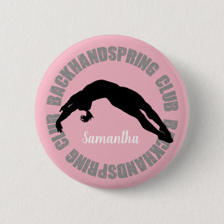 Badge Rond 5 Cm Bouton de pom-pom girl de gymnastique de club de