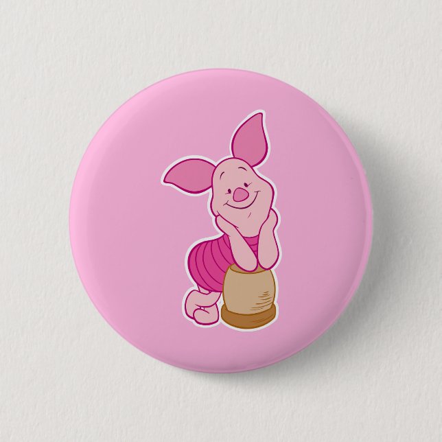 Badge Rond 5 Cm Bouton de porcelet (Devant)