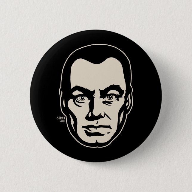 Badge Rond 5 Cm Bouton de portrait de frère (Devant)