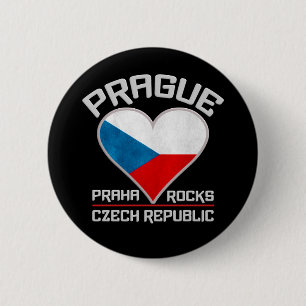 Badge Rond 5 Cm Bouton de PRAGUE