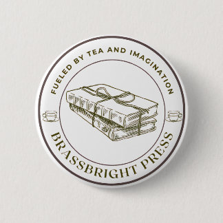 Badge Rond 5 Cm Bouton de presse Brassbright