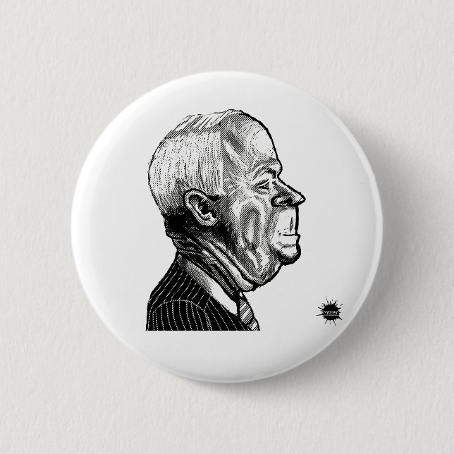 Badge Rond 5 Cm Bouton de profil de McCain (Devant)