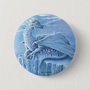 Badge Rond 5 Cm Bouton de protecteur de pingouin