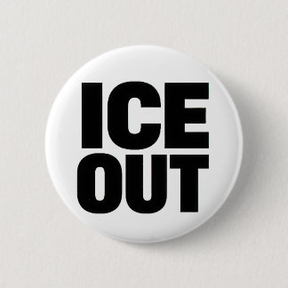 Badge Rond 5 Cm bouton de protestation "ICE OUT"