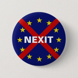 Badge Rond 5 Cm Bouton de protestation NEXIT EU