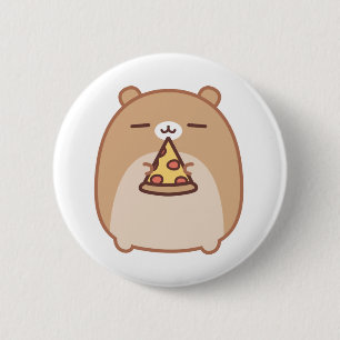 Badge Rond 5 Cm Bouton de Psushi de pizza