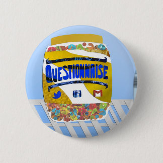 Badge Rond 5 Cm Bouton de Questionnaise