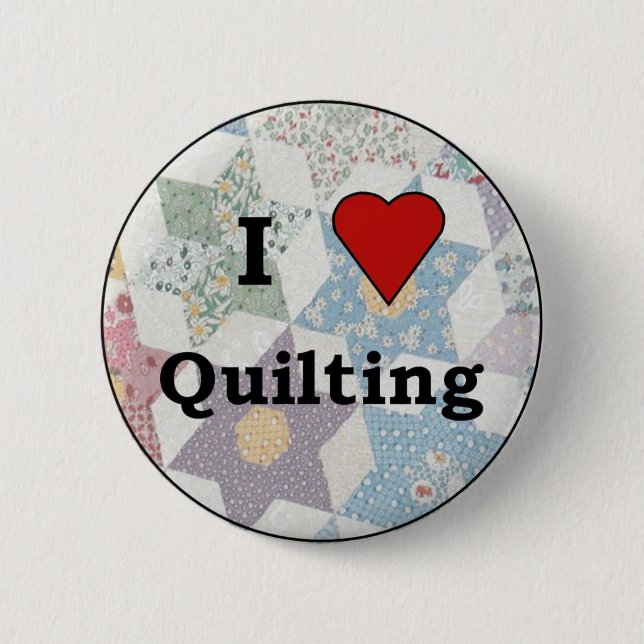 Badge Rond 5 Cm Bouton de Quilters (Devant)
