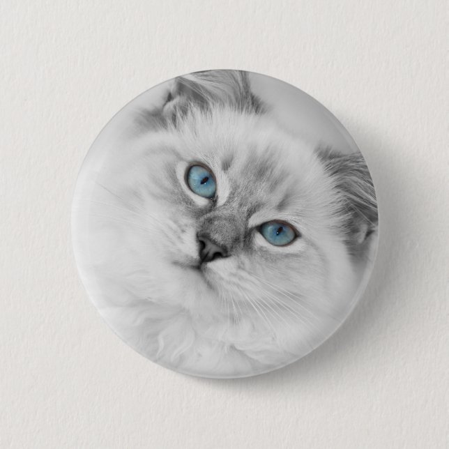 Badge Rond 5 Cm bouton de ragdoll (Devant)