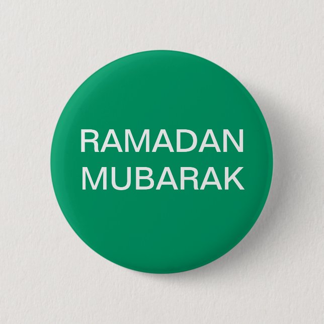 Badge Rond 5 Cm Bouton de Ramdan (Devant)