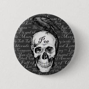 Badge Rond 5 Cm Bouton de Raven Poe