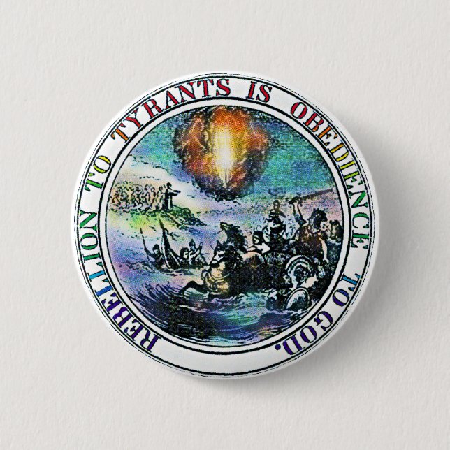 Badge Rond 5 Cm Bouton de rébellion (Devant)