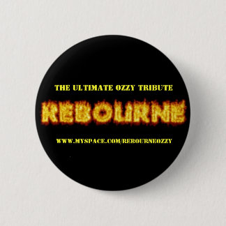 Badge Rond 5 Cm Bouton de Rebourne