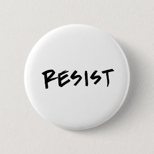 Badge Rond 5 Cm Bouton de résistance, Taille standard, choisissez