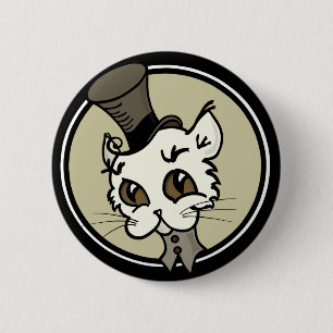 BADGE ROND 5 CM BOUTON DE RETOUR DE LA CUISINE DE STYLE VINTAGE