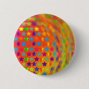 BADGE ROND 5 CM BOUTON DE RETOUR DU NIP ÉCLAIRÉ