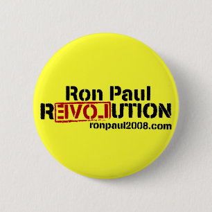 Badge Rond 5 Cm Bouton de révolution de Ron Paul