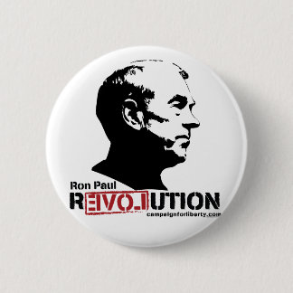 Badge Rond 5 Cm Bouton de révolution de Ron Paul