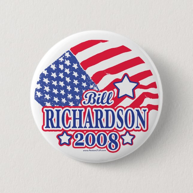 Badge Rond 5 Cm Bouton de Richardson 2008 (Devant)