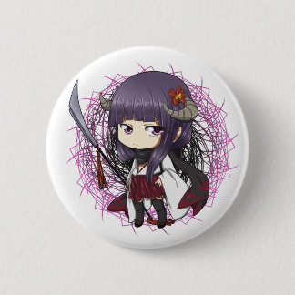 Badge Rond 5 Cm Bouton de Ririchio Youkai