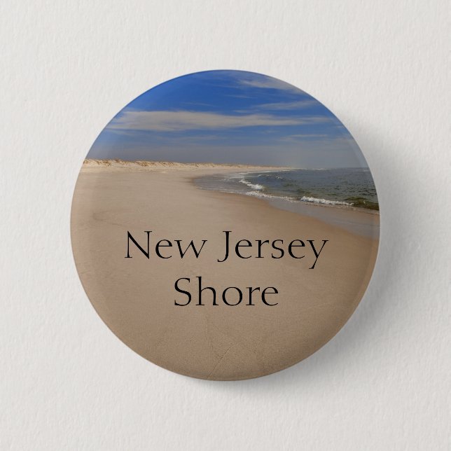 Badge Rond 5 Cm Bouton de rivage de NJ (Devant)