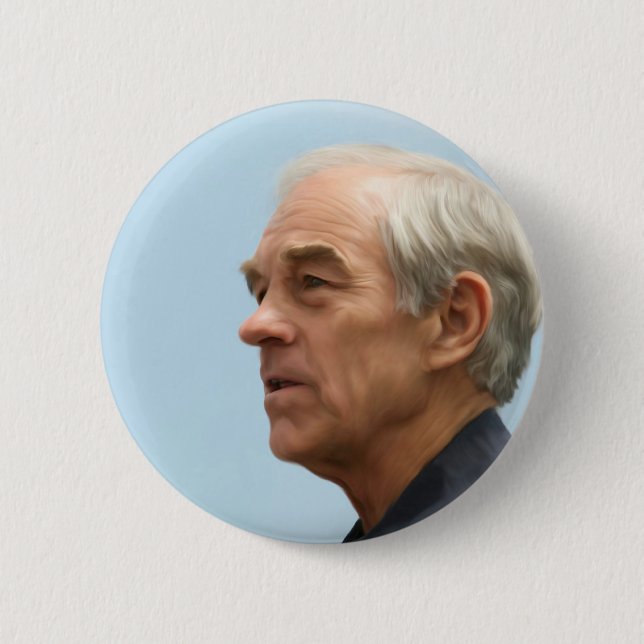 Badge Rond 5 Cm Bouton de Ron Paul (Devant)