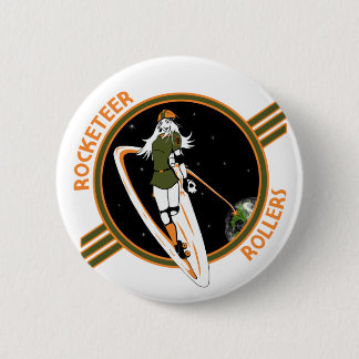 Badge Rond 5 Cm Bouton de rouleaux de Rocketeer