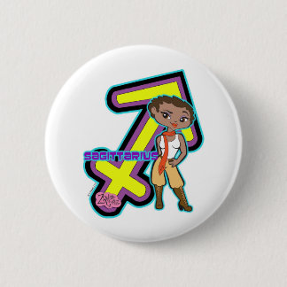 Badge Rond 5 Cm Bouton de Sagittaire