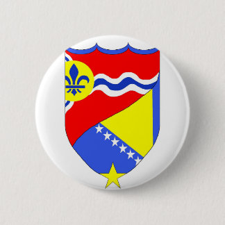 Badge Rond 5 Cm Bouton de Saint Louis Missouri et de Brcko Bosnie