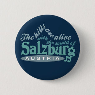 Badge Rond 5 Cm Bouton de Salzbourg