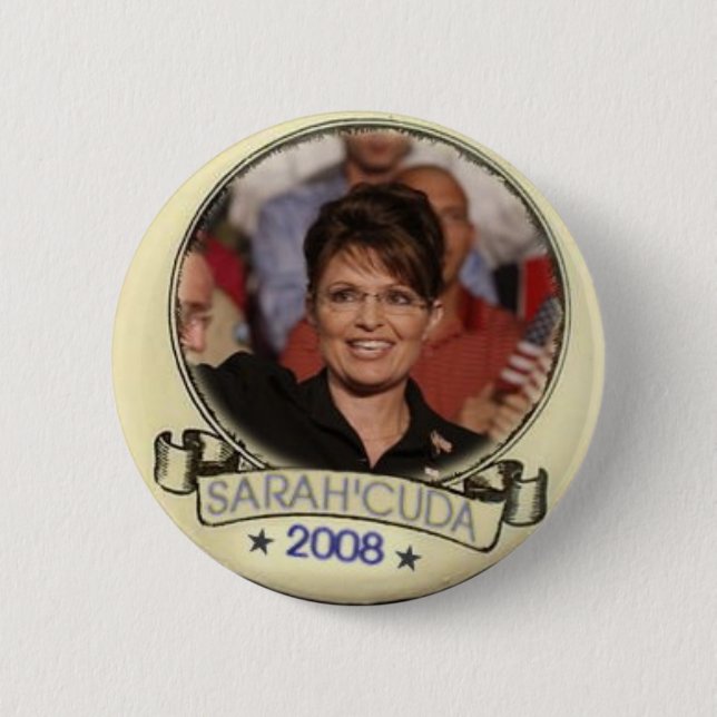 Badge Rond 5 Cm Bouton de SarahCuda (Devant)